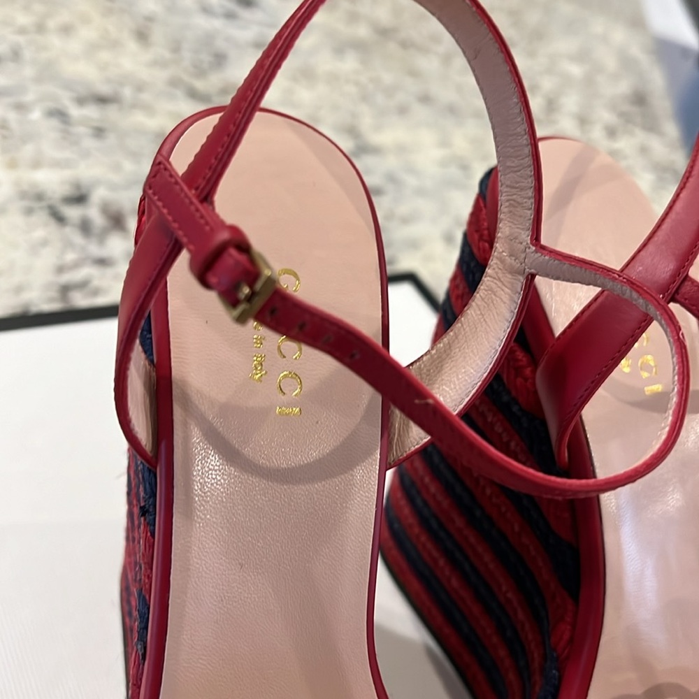 Nib Gucci wedges 36.5 - Picture 7 of 8